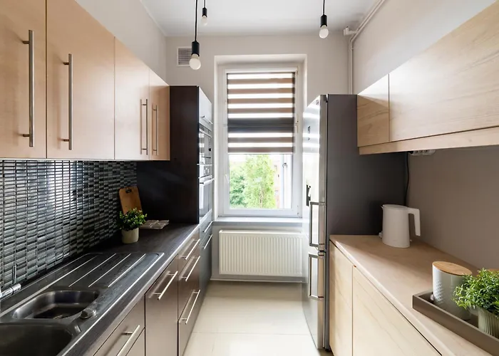 Stunning With Balcony Gdańsk